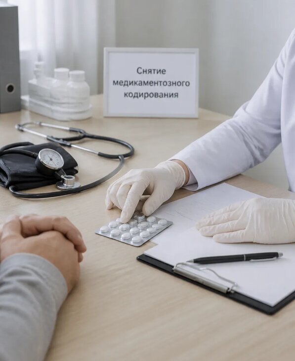 Снятие медикаментозного кодирования в Мысках от 5072 р. | Медзона