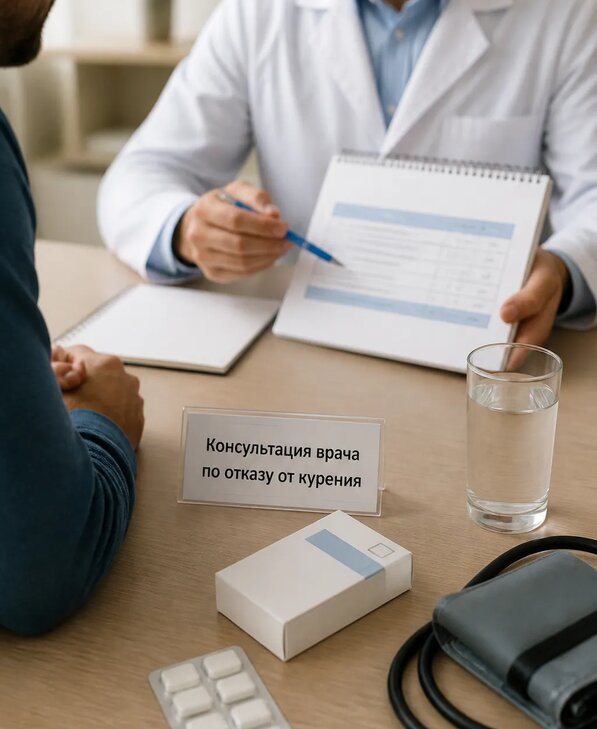 Консультация врача по отказу от курения для взрослых в Мысках